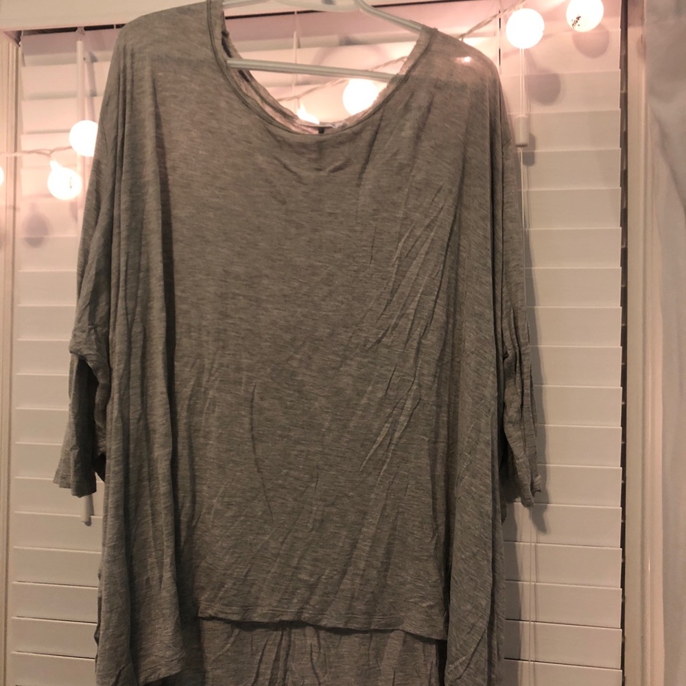 Grey Blousy Shirt